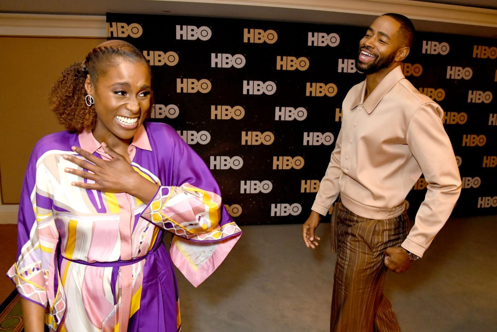 Issa Rae and Jay Ellis