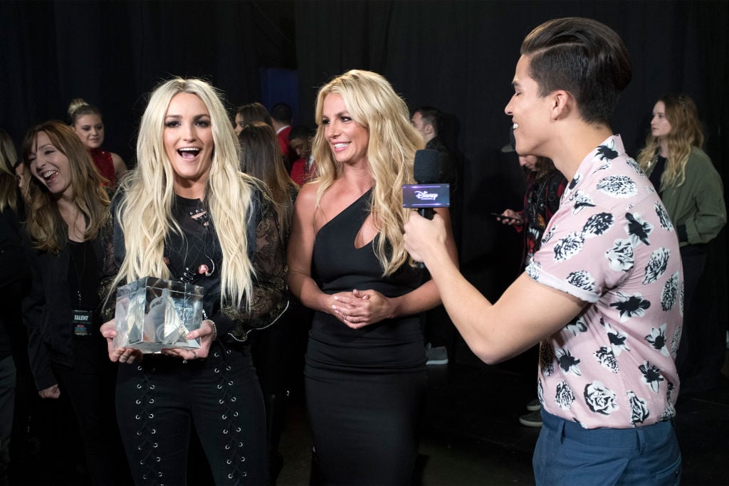 Jamie Lynn Spears and Britney Spears at the Radio Disney Music Awards