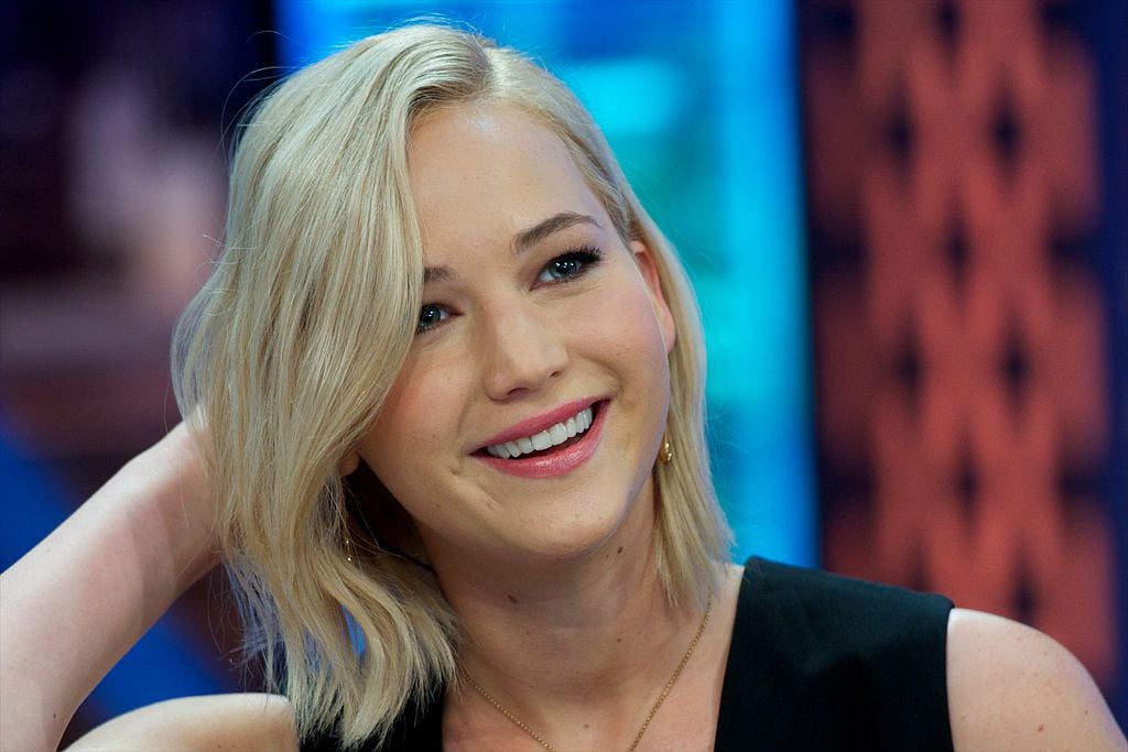 Jennifer Lawrence attends 'El Hormiguero' Tv show.