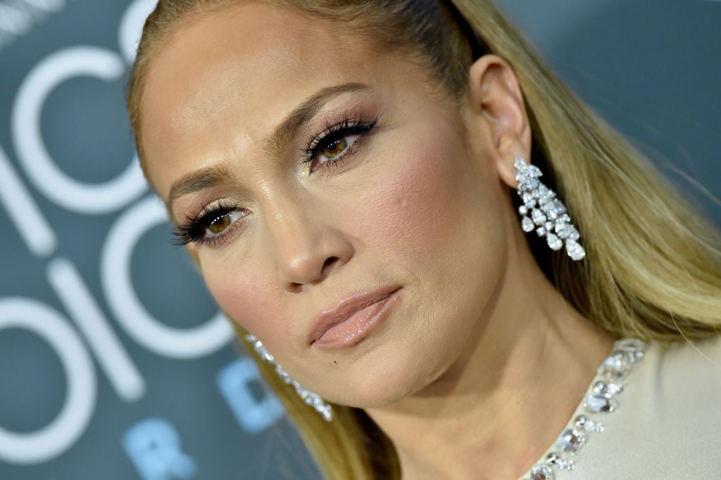 Jennifer Lopez at an award show in 2020