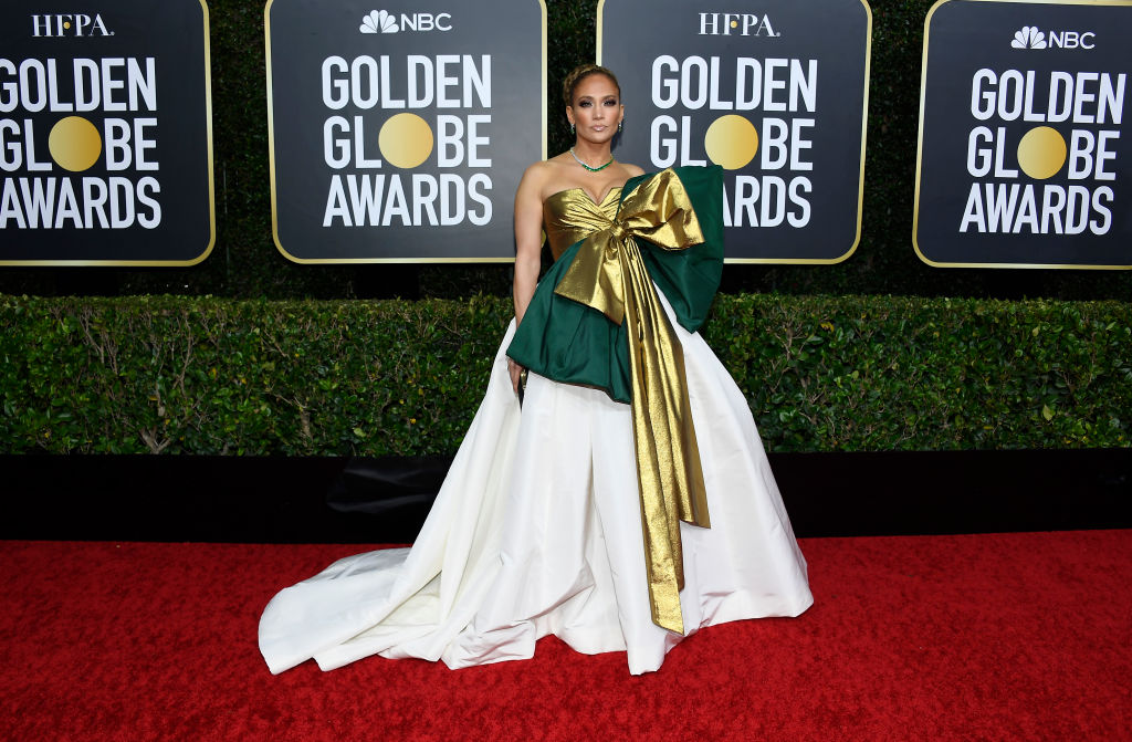 Jennifer Lopez at the Golden Globe Awards on Jan. 5, 2020