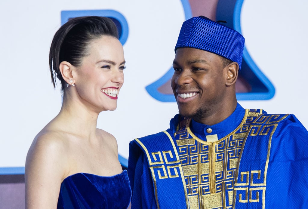 John Boyega and Daisy Ridley attend 'Star Wars: The Rise of Skywalker' European Premiere 