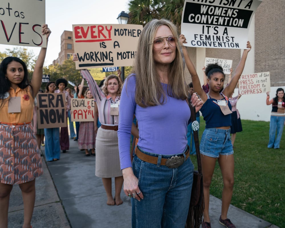 Julianne Moore as Gloria Steinem