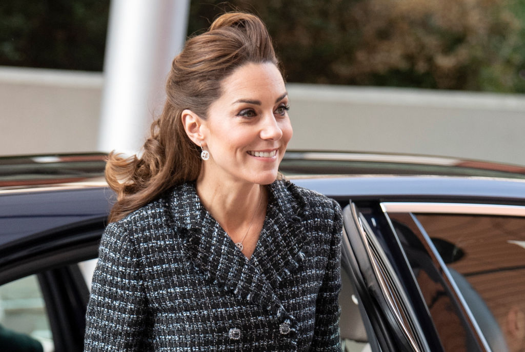 Kate Middleton joins a workshop run by the National Portrait Gallery's Hospital Programme at Evelina Children's Hospital