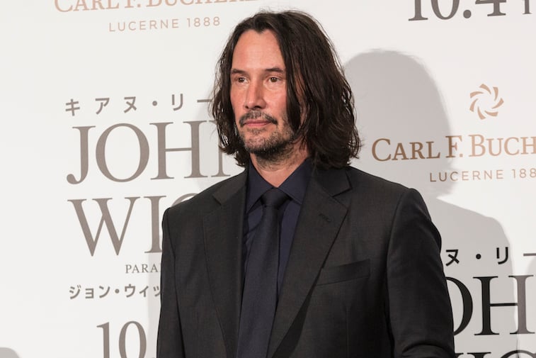 Keanu Reeves on the red carpet