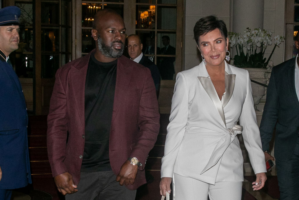 Kris Jenner and Corey Gamble in Paris, France