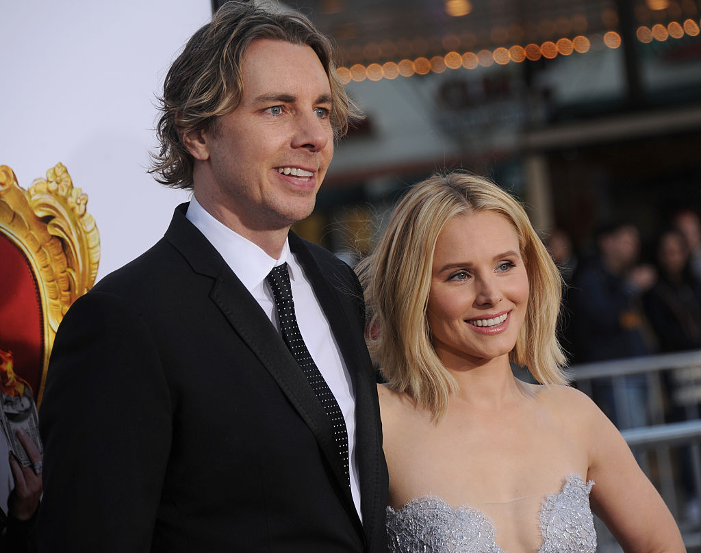 Kristen Bell and Dax Shepard smiling