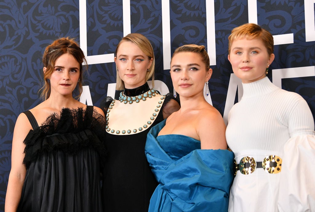 Emma Watson, Saoirse Ronan, Florence Pugh, and Eliza Scanlen attend the "Little Women" World Premiere