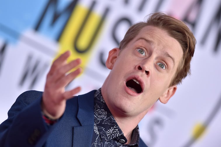 Macaulay Culkin on the red carpet