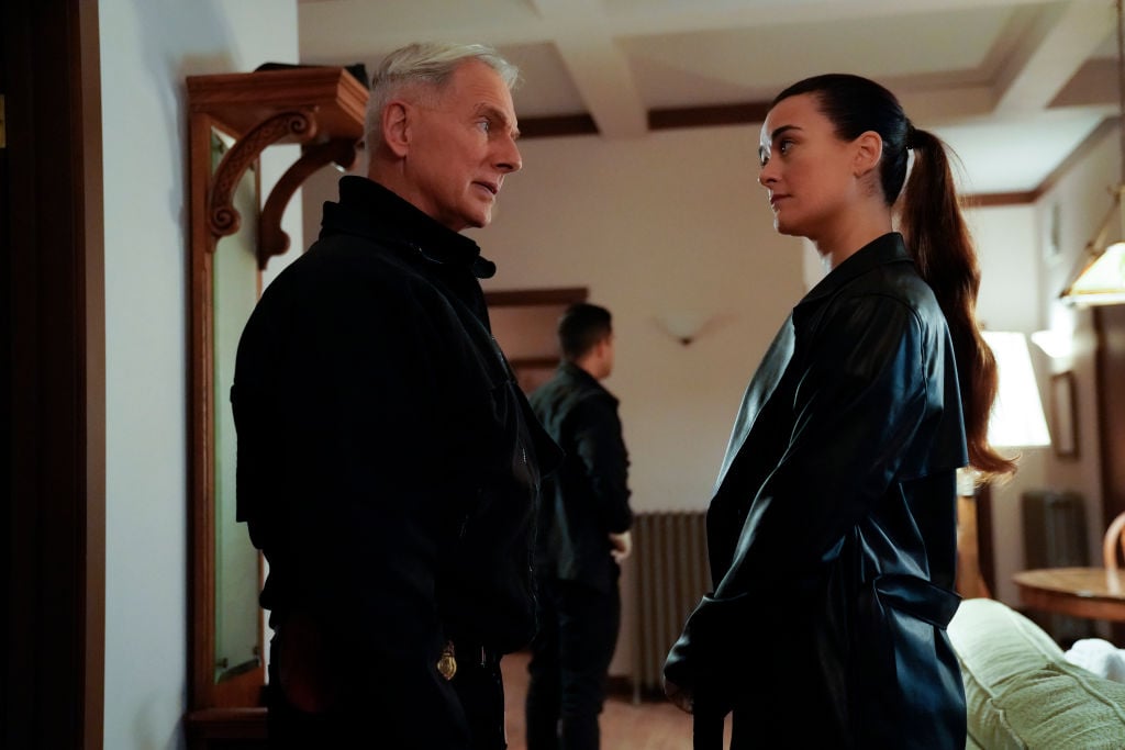 Mark Harmon and Cote de Pablo on NCIS. |  Greg Gayne/CBS via Getty Images