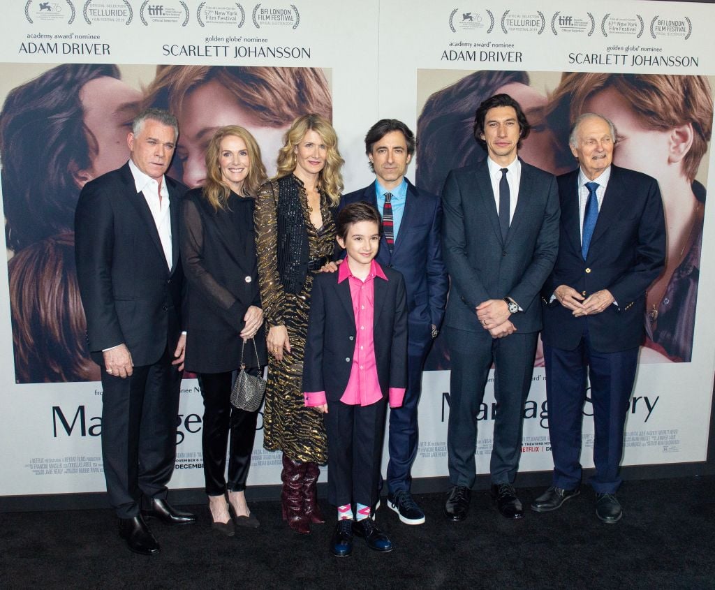 Noah Baumbach and the cast of 'Marriage Story'