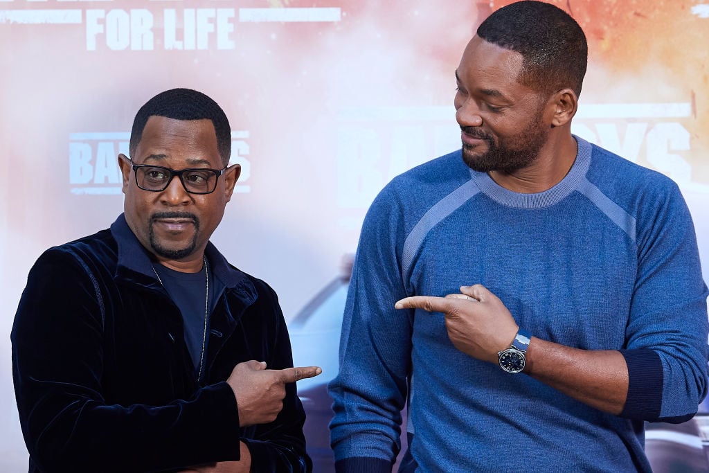 Martin Lawrence and Will Smith at an event in 2020