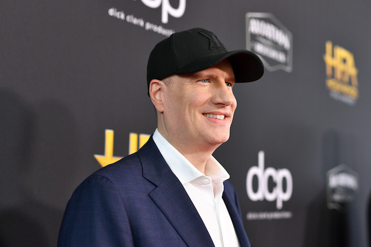 Kevin Feige on the red carpet