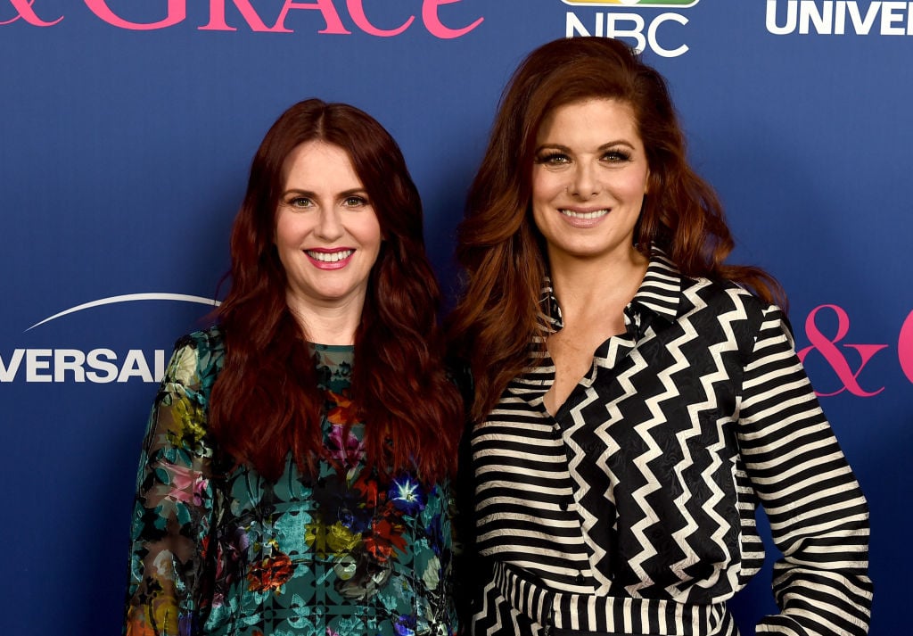 Megan Mullally and Debra Messing