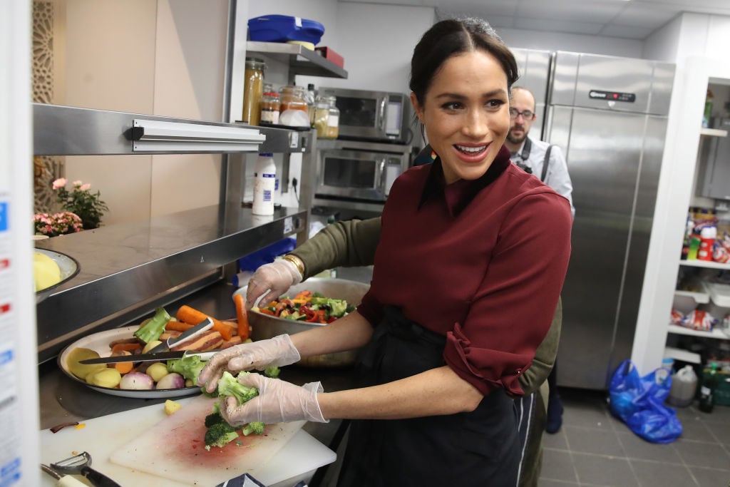 Meghan Markle at the Hubb Community Kitchen on Nov. 21, 2018