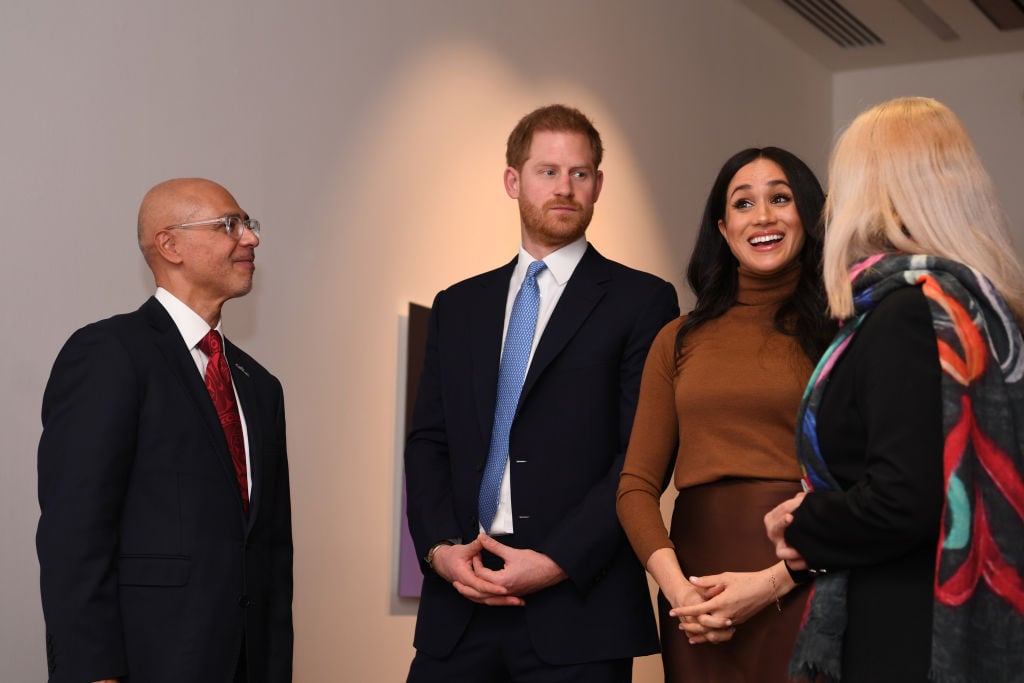 Prince Harry and Meghan, Duchess of Sussex at a special art exhibition in Canada