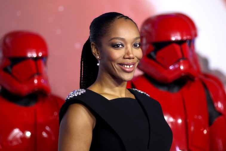 Naomi Ackie on the red carpet