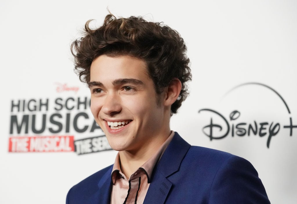 Joshua Bassett attends the premiere of Disney+'s 'High School Musical: The Musical: The Series'