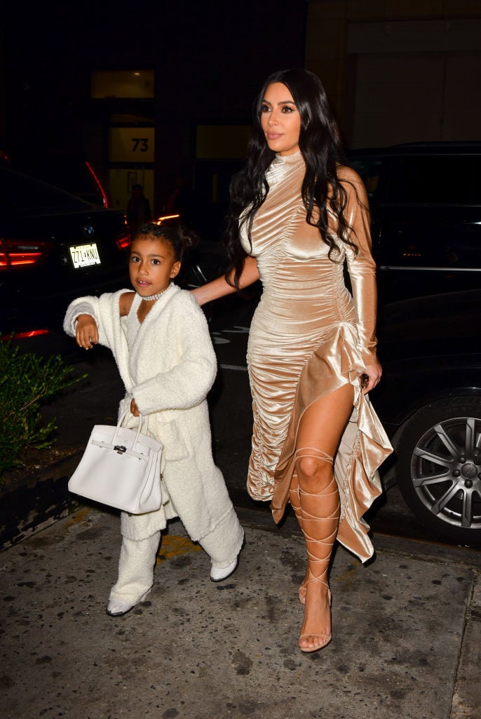 North West and Kim Kardashian West kids