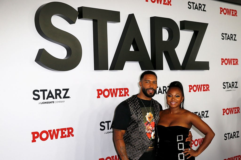 Omari Hardwick and Naturi Naughton on the red carpet in 2019