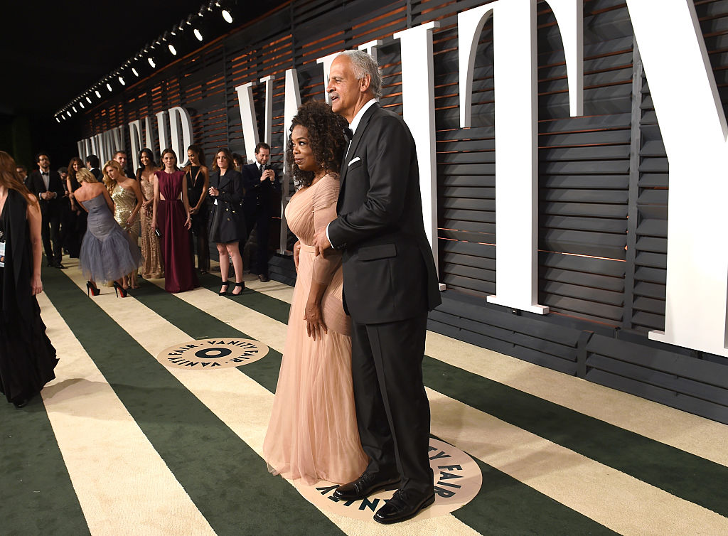 Oprah Winfrey and Stedman Graham at the Vanity Fair Oscar Party | Larry Busacca/VF15/Getty Images