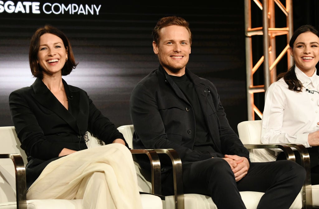 Outlander's Caitriona Balfe, Sam Heughan, Sophie Skelton