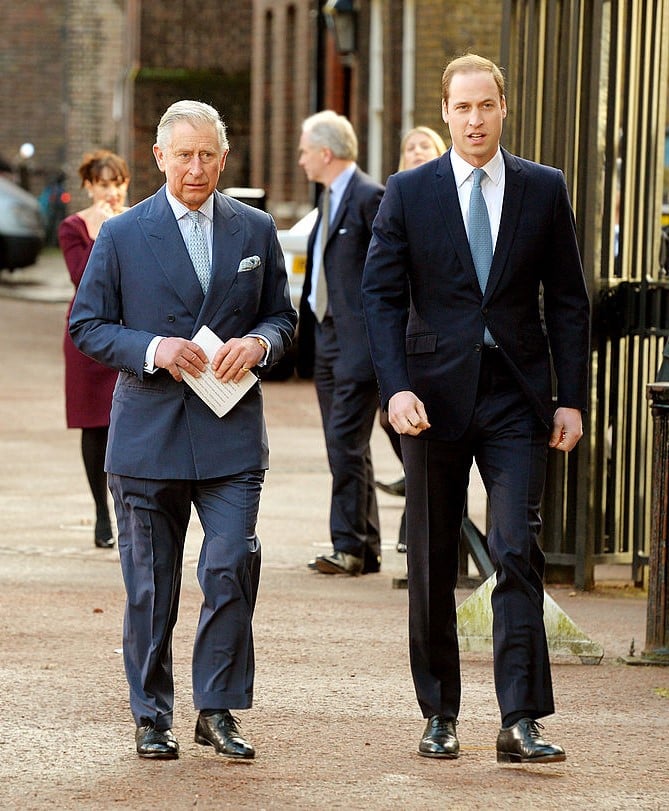 Prince Charles, Prince of Wales and Prince William, Duke of Cambridge