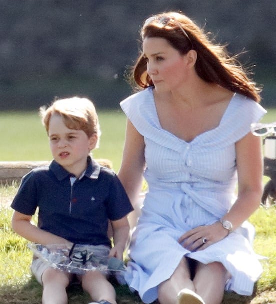 Prince George and Kate Middleton 