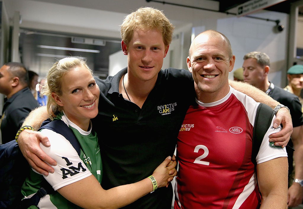 Prince Harry, Zara and Mike Tindall