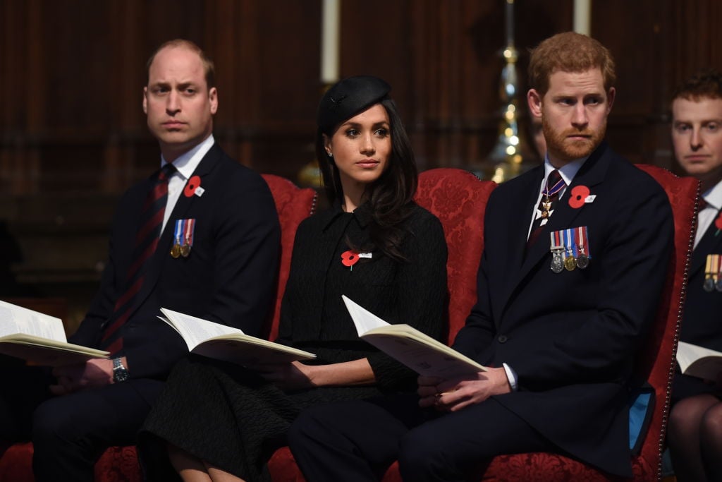 Prince William, Meghan Markle, and Prince Harry