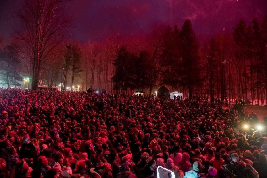 Groundhog Day celebration in Punxsutawney