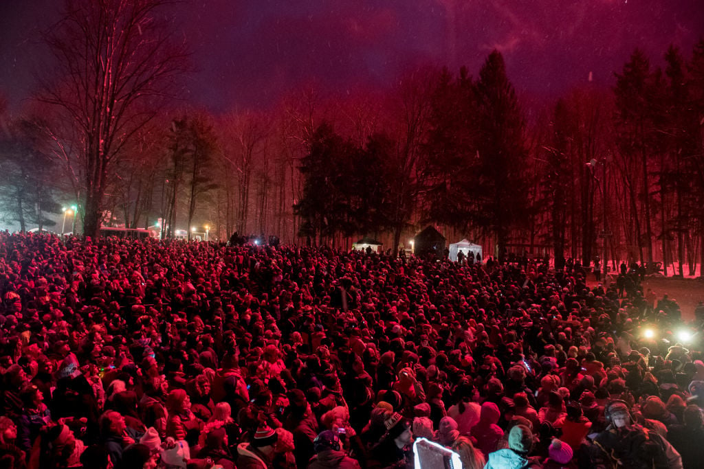 Groundhog Day celebration in Punxsutawney