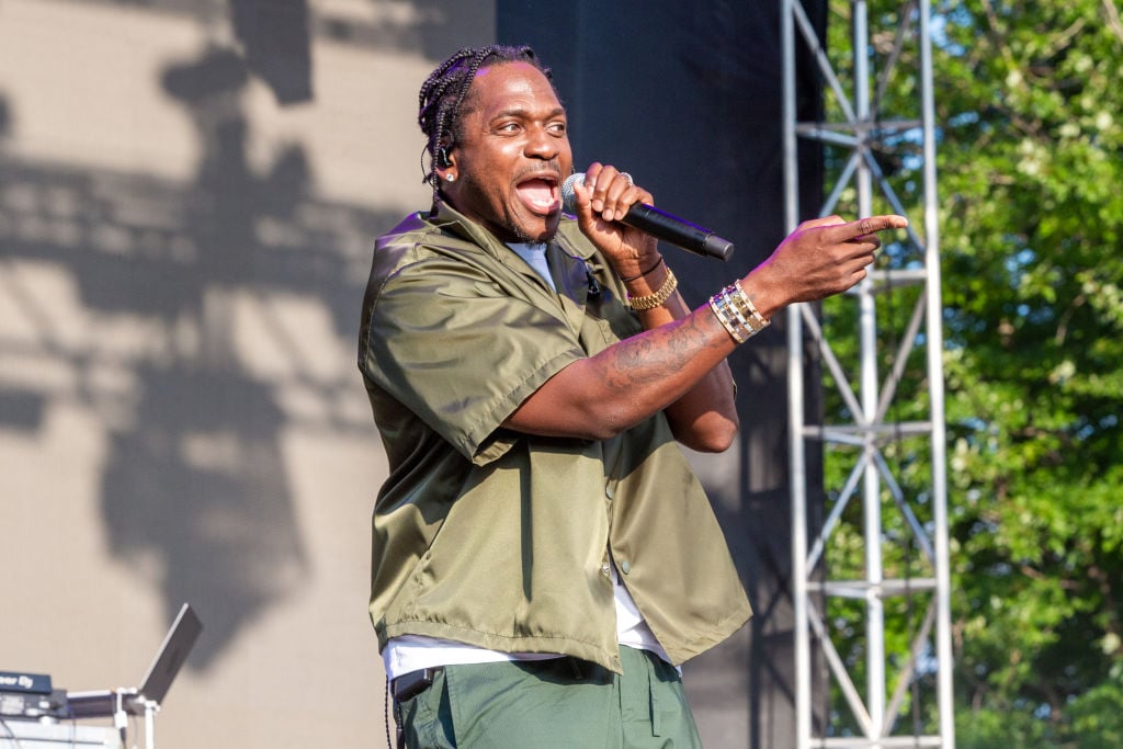 Pusha T performing at the 2019 Pitchfork Music Festival