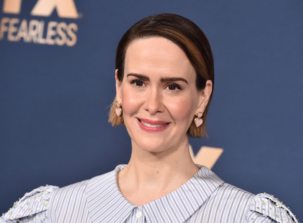 Sarah Paulson arrives for the FX Network Winter TCA 2020 press tour at Langham Huntington Hotel in Pasadena, California, on January 9, 2020.