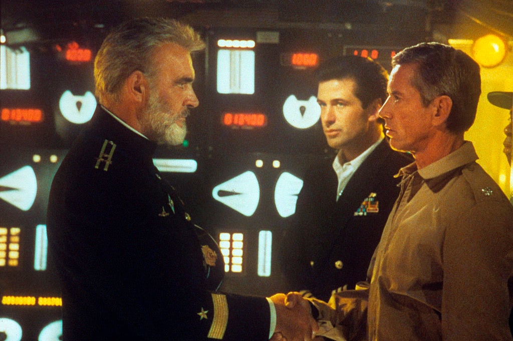 Sean Connery, Alec Baldwin, Scott Glenn in 'The Hunt for Red October' on Dec. 31, 1984