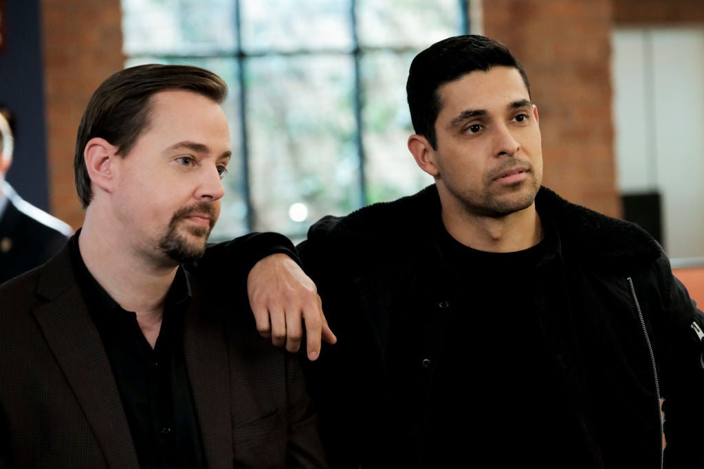 Sean Murray and Wilmer Valderrama on NCIS | Eddy Chen/CBS via Getty Images