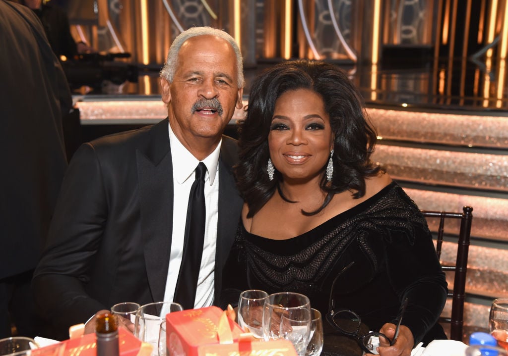 Stedman Graham and Oprah Winfrey at the 2018 Golden Globes |  Michael Kovac/Getty Images for Moet & Chandon