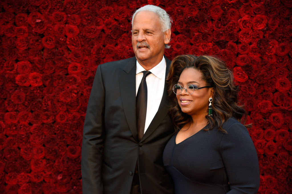 Oprah Winfrey and Stedman Graham at an event in October 2019