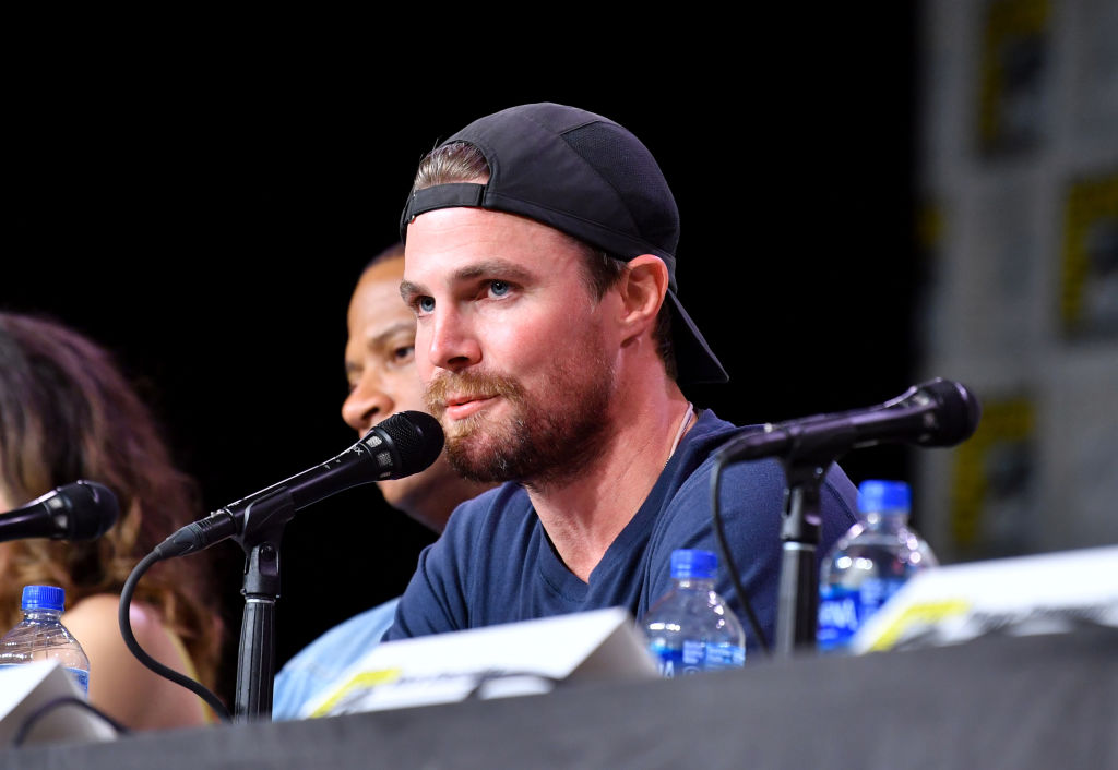 Stephen Amell speaks at the 2019 Comic-Con International