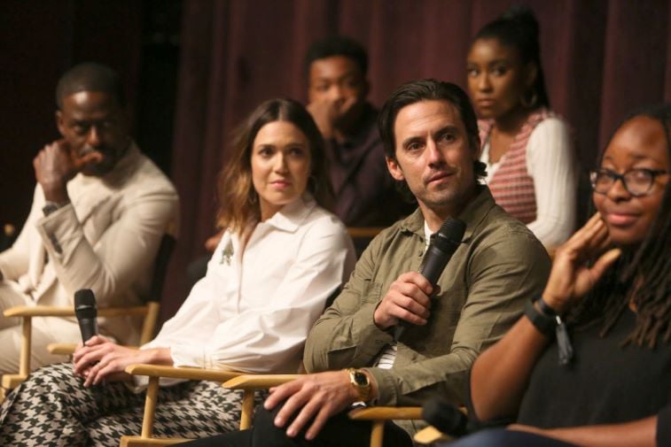 Sterling K. Brown, Mandy Moore and Milo Ventimiglia