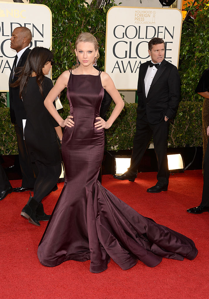 Taylor Swift at the 2013 Golden Globe Awards on Jan. 13, 2013