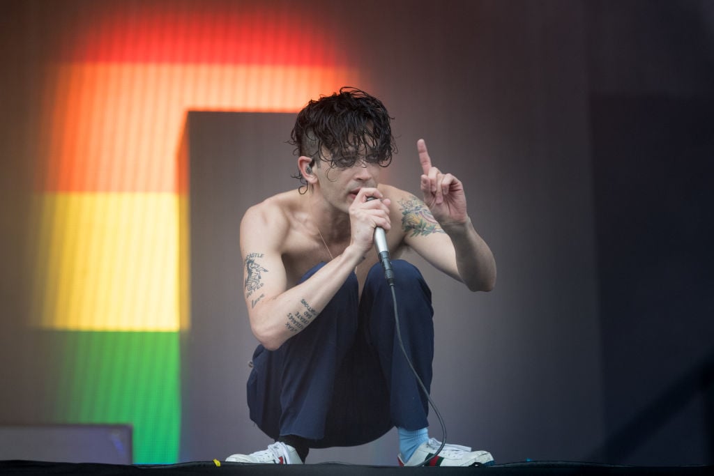 Matt Healy of English rock band The 1975