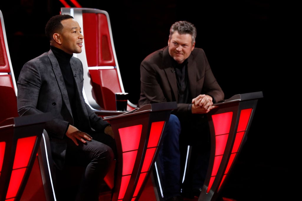 John Legend, Blake Shelton on 'The Voice'