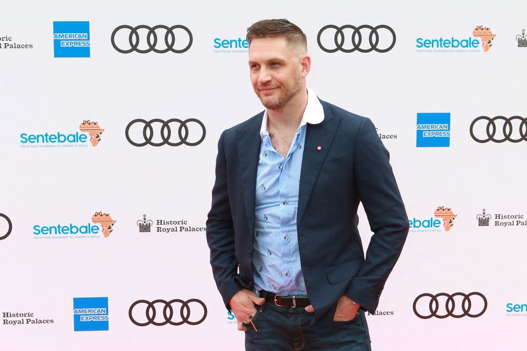 Tom Hardy at the Audi Sentebale Concert in London, England