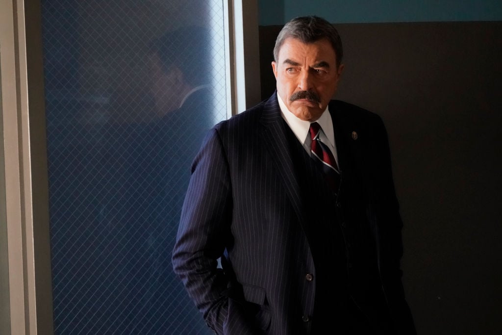 Tom Selleck on the set of Blue Bloods. | John Paul Filo/CBS via Getty Images