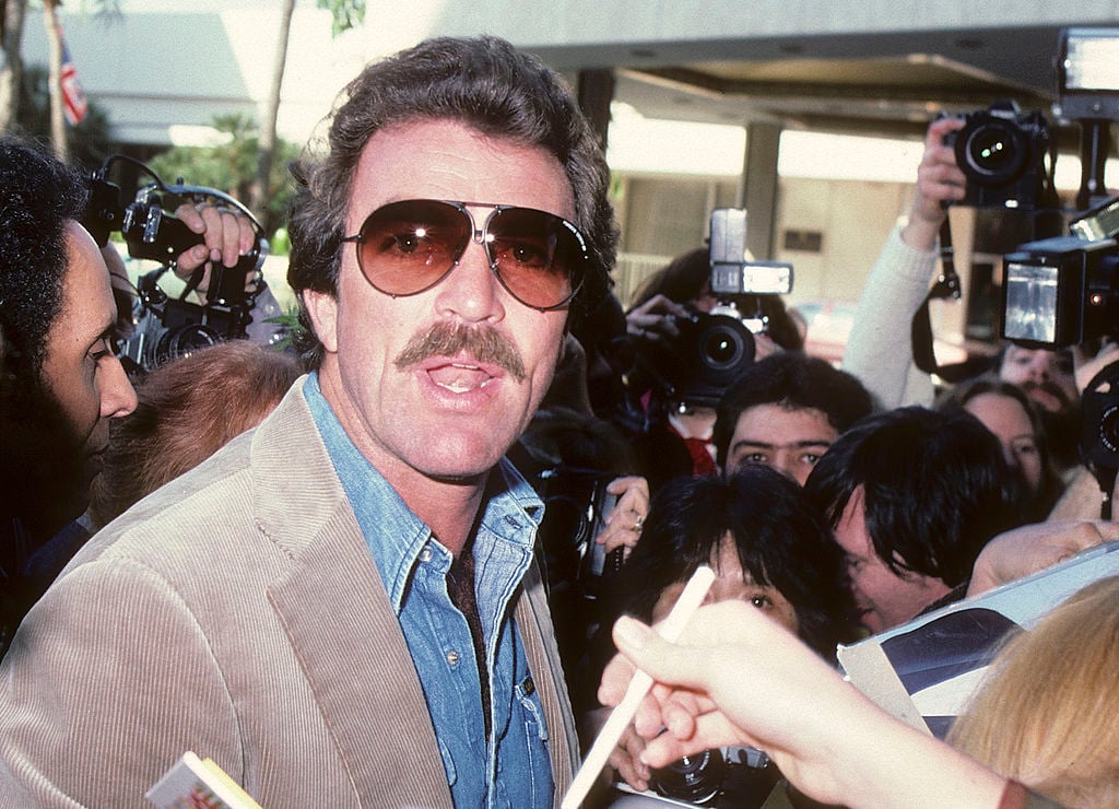 Tom Selleck in 1982. | Ron Galella/Ron Galella Collection via Getty Images