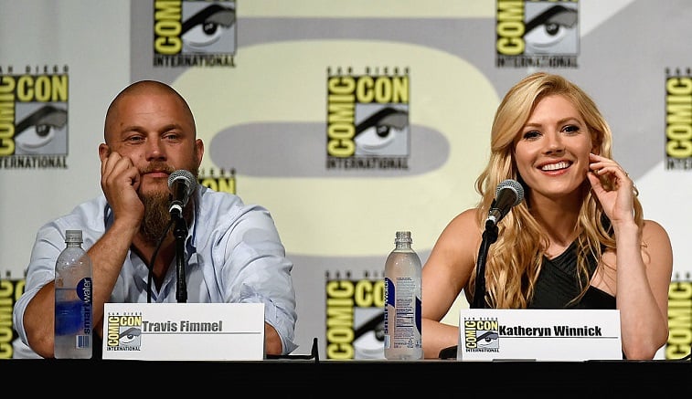 Travis Fimmel and Katheryn Winnick