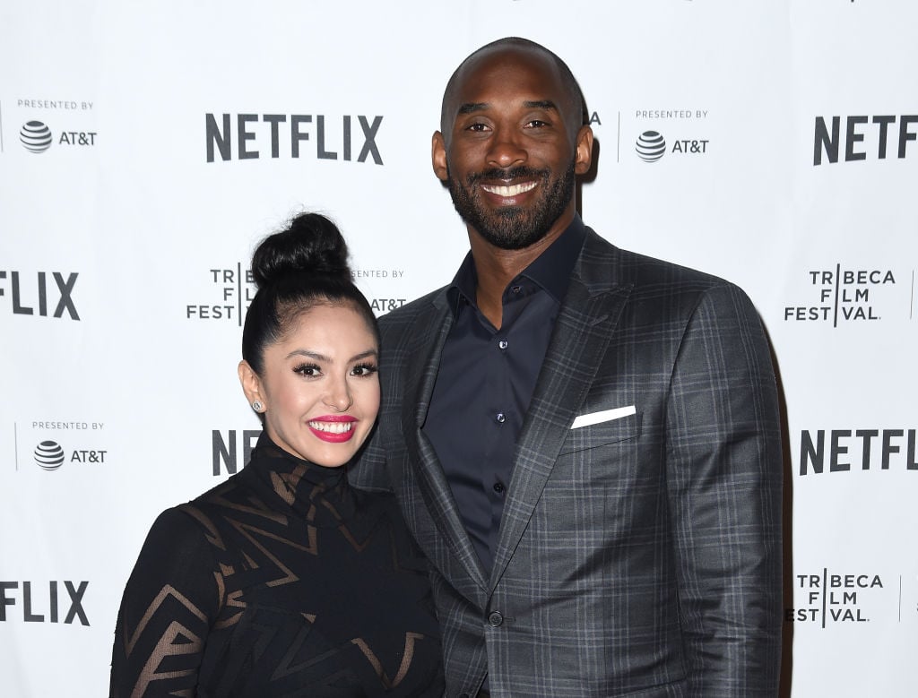 Kobe Bryant and Vanessa Bryant on the red carpet in 2017