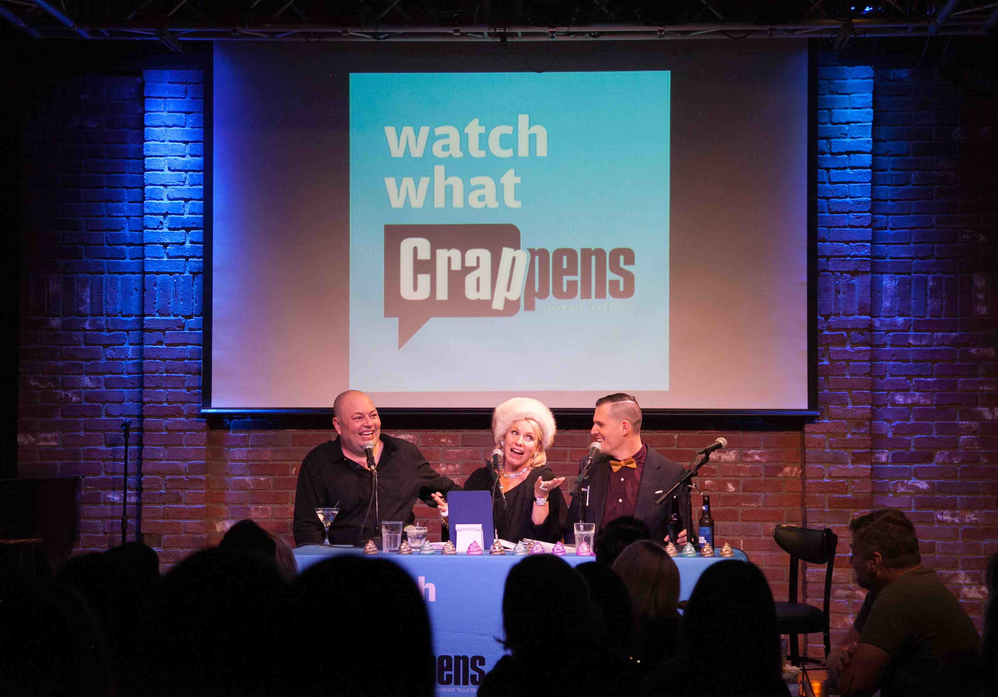 'Watch What Crappens' podcast live performance