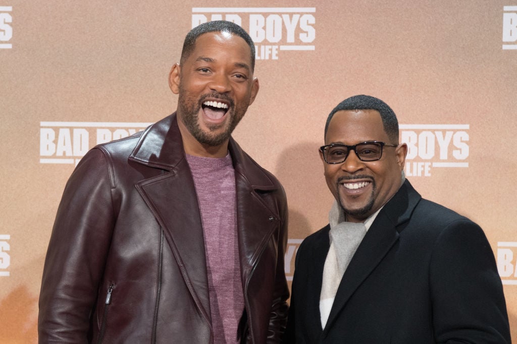 Will Smith and Martin Lawrence at a Bad Boys for Life movie event. | Jörg Carstensen/picture alliance via Getty Images